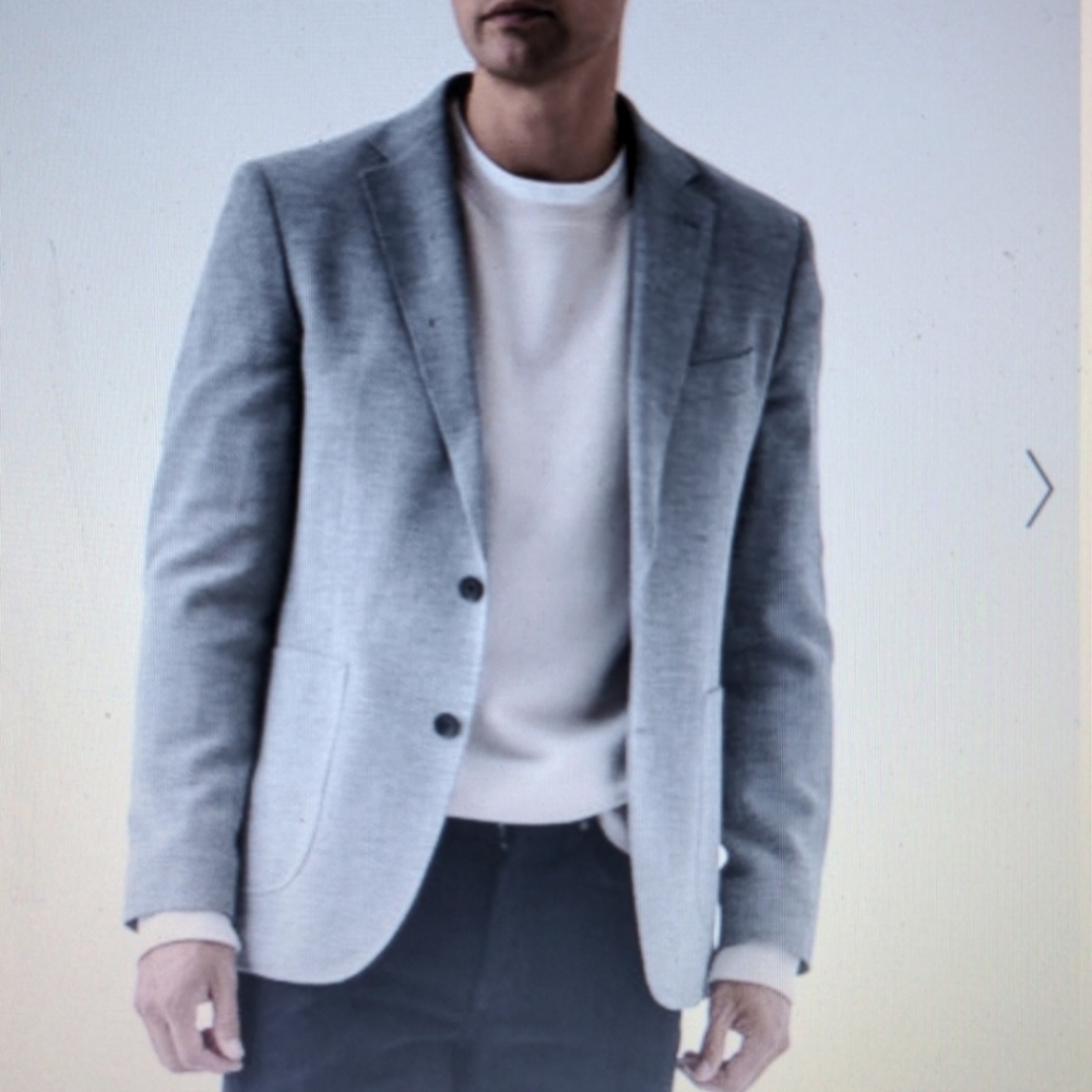 Rodd & Gunn Kennedy Bay Sport Fit Jacket  Blazer 2XL Blue/Grey
